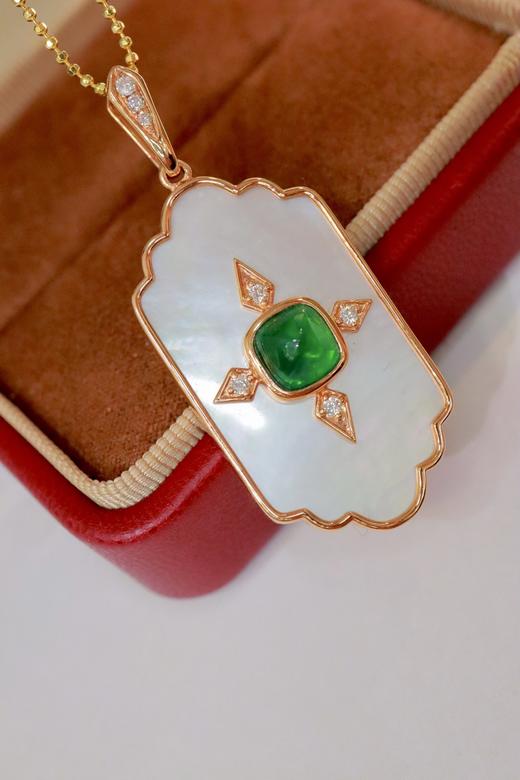 1.16ct 祖母绿吊坠 商品图0