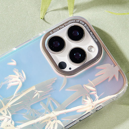 大英博物馆 东方梦境系列 竹林似海 渐变 双层手机壳 商品图3