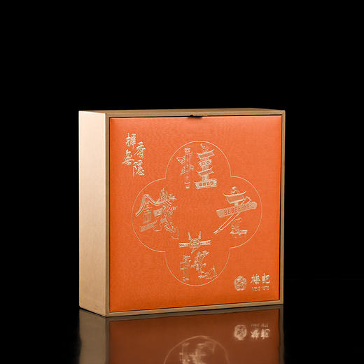 梅记 桂花老铁 小木盒100g/品鉴装125g/砖红礼盒250g 商品图0