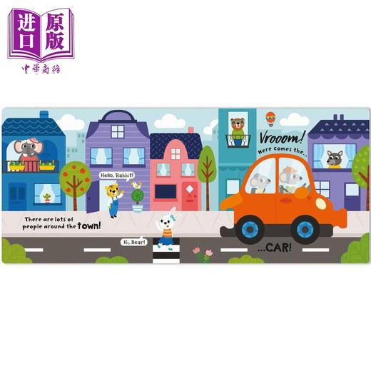 【中商原版】拼图书 在城市里 Ready Steady Go All Around Town jigsaw playbook 英文原版 儿童纸板绘本 亲子低幼纸板书 商品图2