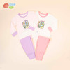 贝贝怡童装女童套头套装秋新款宝宝可爱甜美秋衣秋裤居家服两件套ZB3DT010 商品缩略图2