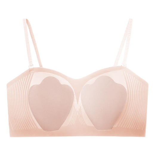 【新品超薄 纯欲性感】新款兔耳朵薄款内衣，穿上柔软舒适，久穿不勒痕。多种穿法可拆卸肩带，让肌肤得到舒适的呵护。独特3D果冻软支撑设计，防下垂收副乳，夏季大胸显小胸，无痕透气！ 商品图7