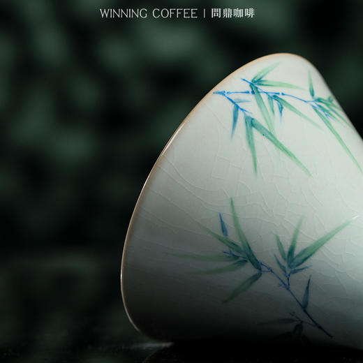 问鼎咖啡天青釉滤杯（竹子） 商品图3