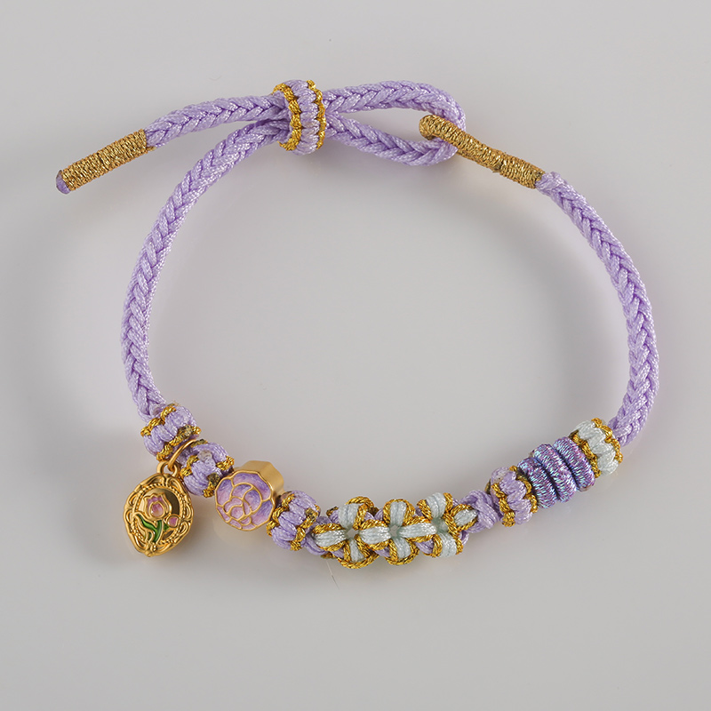 【宏艺珠宝】郁见玫瑰·足金手绳