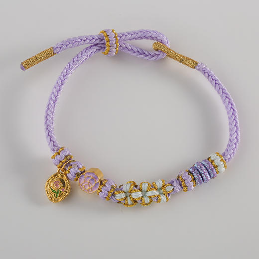 【宏艺珠宝】郁见玫瑰·足金手绳 商品图0