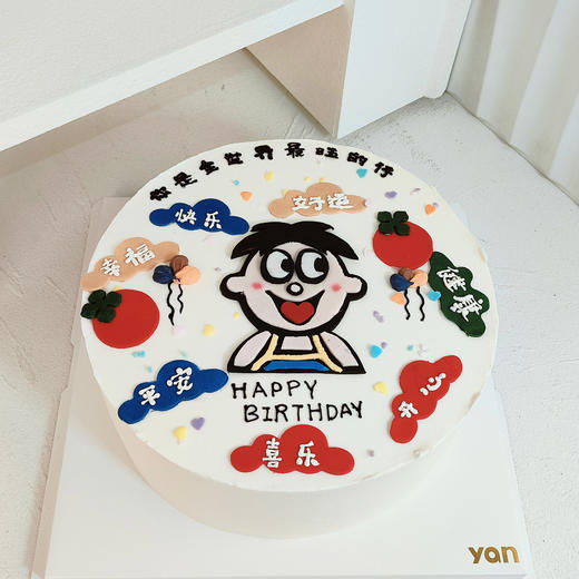 旺仔翻糖蛋糕 商品图0