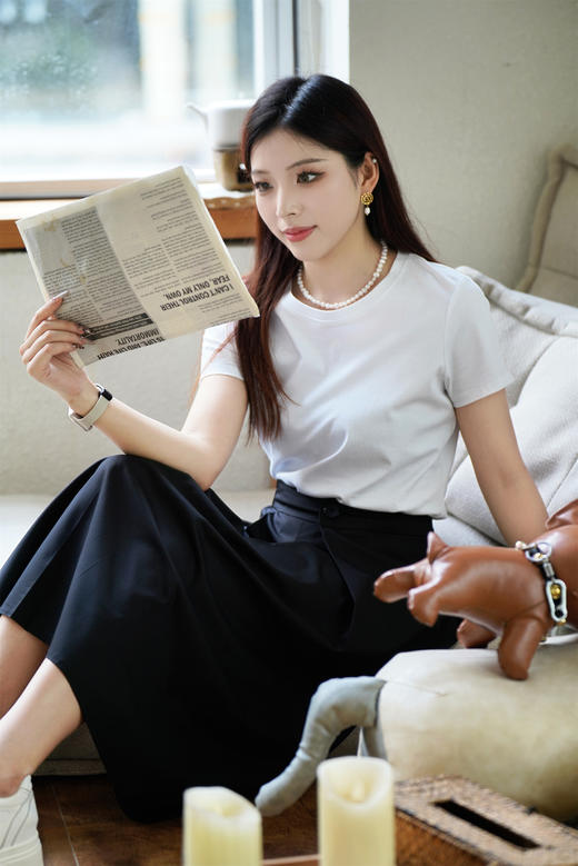 【圆领养肤T】臣禾 基础款正肩T恤9241050205【金猪甄选】 商品图4