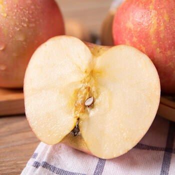 京鲜生 陕西洛川苹果红富士 净重5斤 单果200g+ 生鲜水果 商品图3