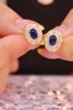 1.345ct 蓝宝石耳钉 商品缩略图0