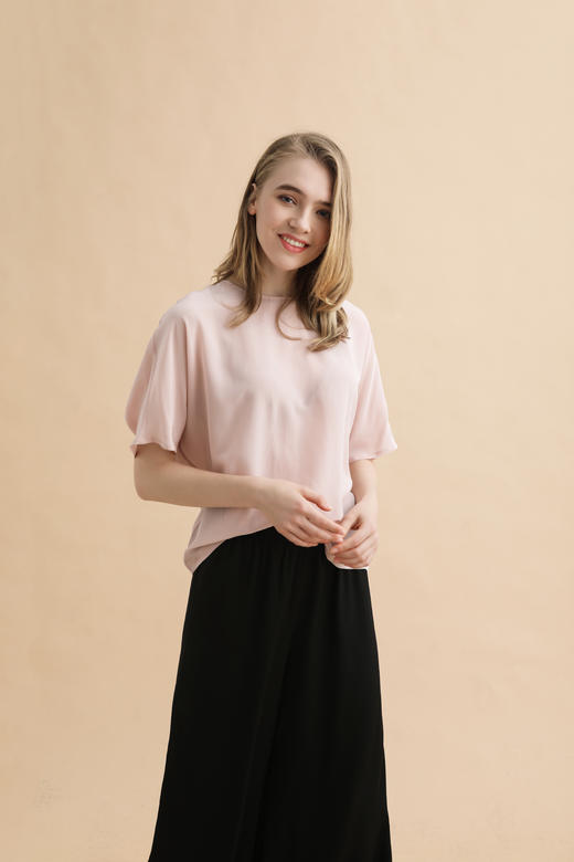 【100%桑蚕丝】SCHIESSER德国舒雅高端铂雅女士宽松款半袖上衣女士直筒宽松真丝长裤91/19307U91/19310P 商品图0