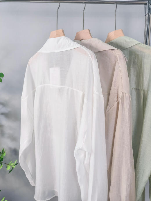 🛒【AILISCOCO天丝防晒空气衫】🌸1、宽松版型不挑人，虎背熊腰也能秒变“纸片人” 🉑 商品图3