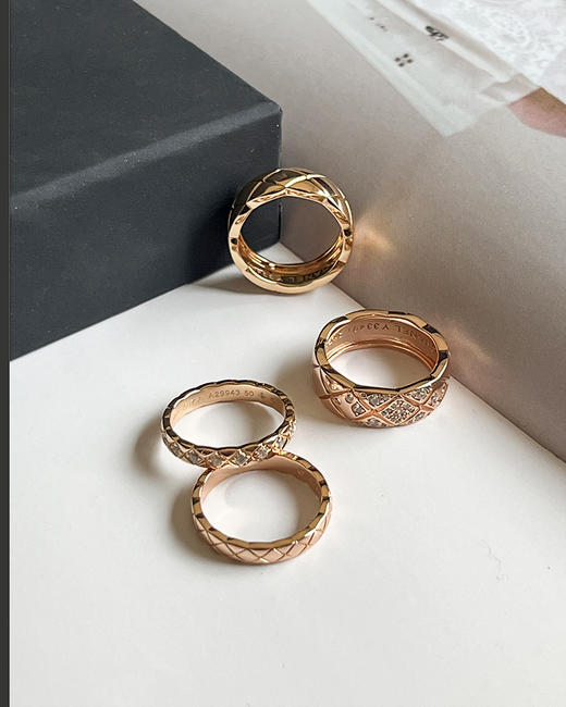 现货 THS 7.13-无 coco家 巨巨巨火 标志性菱形纹戒指 8款可选 CU1213 商品图6