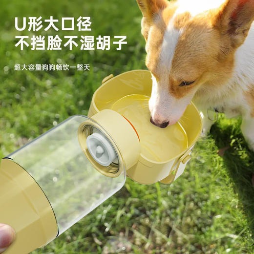 【清仓】便携户外宠物便携杯随行杯 560ml 耐高温 喂水喂粮 水可回流 商品图1