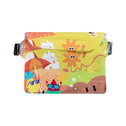 【激情盛夏，防水无忧】3层密封大号手机防水袋 斜跨游泳大容量防水腰包 pvc漂流户外密封透明触屏防水袋-QQ 商品图4