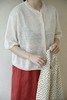 Atelier d'antan3色麻质针织上衣 商品缩略图2