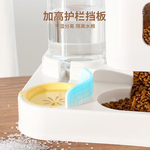 【清仓中】猫耳宠物自动喂食+喂水器 双碗大容量 猫咪小型犬适用 出行无忧 宠物食具批发 商品图3