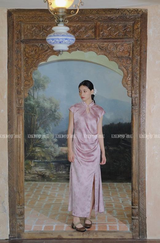 【门店同款】ENJOY夏季云敛-紫罗兰改良旗袍 158746460 商品图0