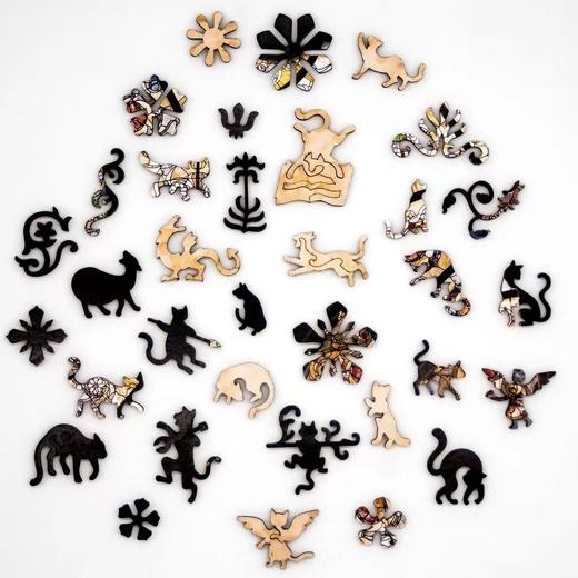 积分兑换 童心与艺术的碰撞！教堂猫木质拼图，Raphael Vavasseur为小朋友打造的梦幻礼物 商品图1