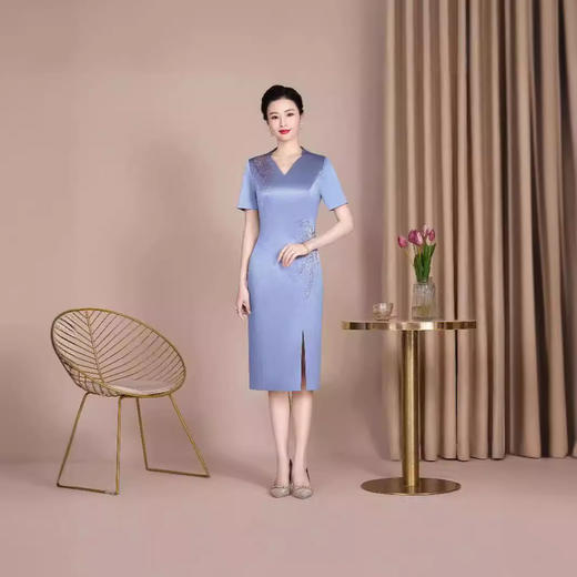 新款改良复古新国风旗袍，修身年轻晚礼服日常可穿GY5402 商品图2