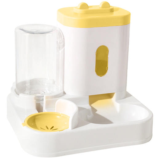 【清仓中】猫耳宠物自动喂食+喂水器 双碗大容量 猫咪小型犬适用 出行无忧 宠物食具批发 商品图7