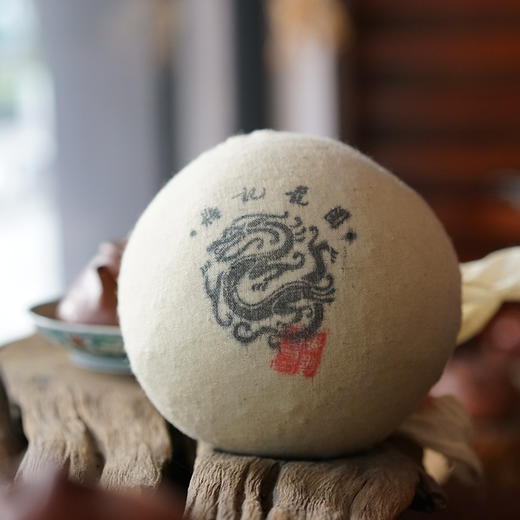 梅记 老枞梅占龙团 500g/自食茶瓷罐装 100g 商品图1