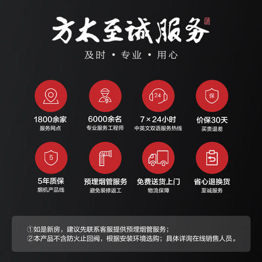 方太家用侧吸抽油烟机 直流变频 25m³/min超大吸力 双智能巡航单烟机JCD11T 商品图8