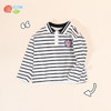 贝贝怡童装男童长袖t恤翻领POLO衫纯棉春秋新款儿童打底上衣秋装ZB3DS033 商品缩略图1