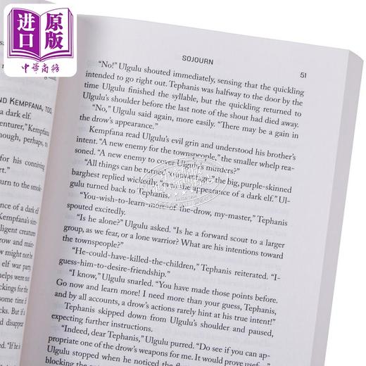 【中商原版】旅行者 龙与地下城  黑暗精灵三部曲之三 Sojourn  Dungeons Dragons 英文原版 R A Salvatore 国际流行小说 商品图3