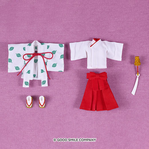 【GSC现货】粘土娃 狸猫巫女 优衣/服装套组 商品图3