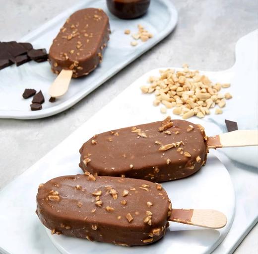 MM西班牙进口 扁桃仁黑巧克力脆皮香草味冰淇淋 756g（63g*12） 商品图1