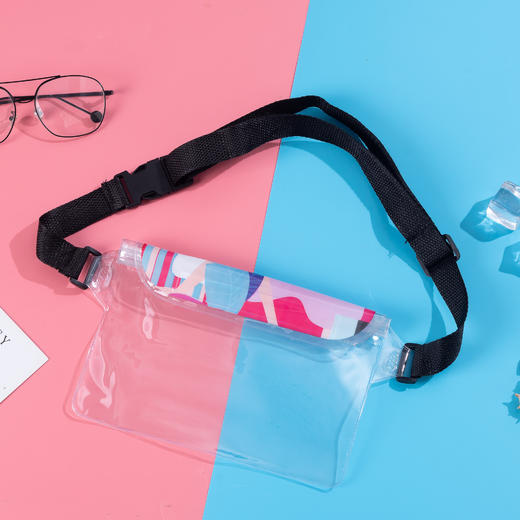 【激情盛夏，防水无忧】3层密封大号手机防水袋 斜跨游泳大容量防水腰包 pvc漂流户外密封透明触屏防水袋-QQ 商品图11