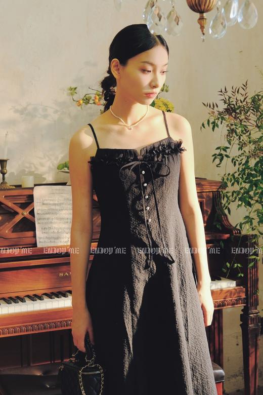 【门店同款】ENJOY夏季胸前立体花朵吊带裙 158400813 商品图0