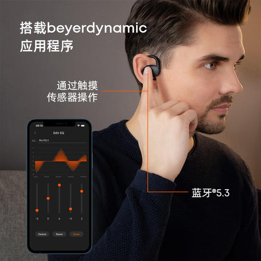 beyerdynamic 拜雅动力 挂耳式耳机VERIO 200真无线蓝牙开放式ows运动耳机 商品图7