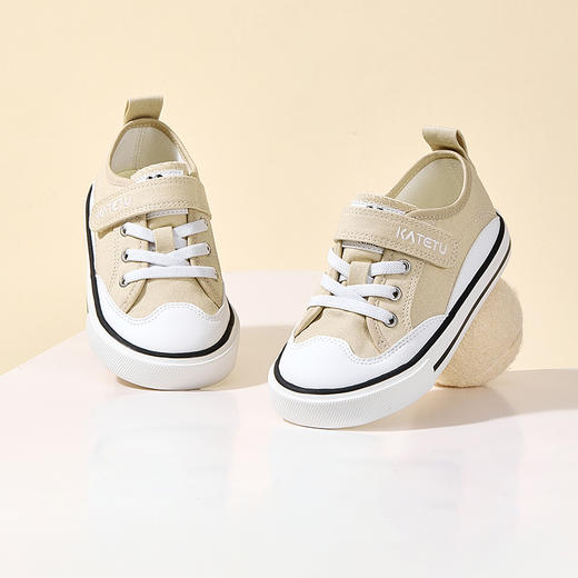 卡特兔儿童帆布鞋男童女童2024秋季新款软底防滑幼儿园室内鞋 商品图1