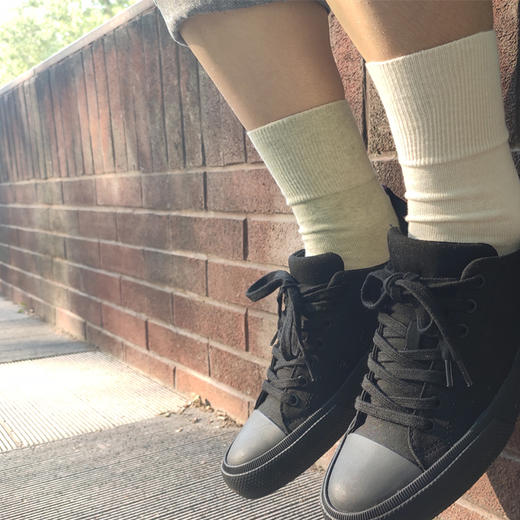 小亘97%棉天然彩棉薄松口袜 春夏薄款男女袜 2双（常规地区满120包邮） 商品图4