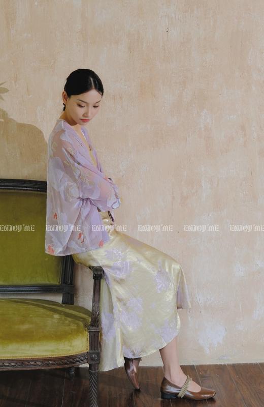 【门店同款】ENJOY夏季云敛-江南玉露吊带裙 158546687 商品图4