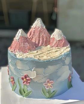 【生日蛋糕】微景观小花款