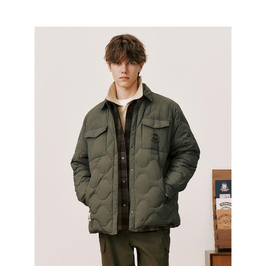 Teenie Weenie小熊男装卡通羽绒服男冬季TNJD24DC18D 商品图2