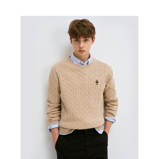 Teenie Weenie小熊男装卡通毛衣男冬季TNKW248C12S 商品图4