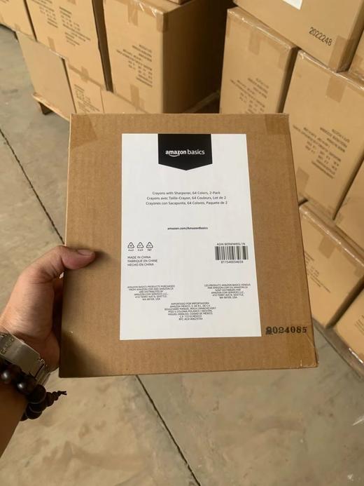 两盒装！亚M逊出口元单 68色无毒可擦绘画涂鸦填色蜡笔 PJ908 商品图5