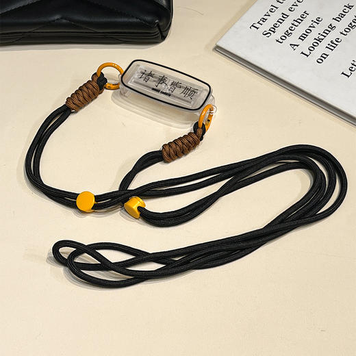 夏日ins风网红【背夹斜挎适用手机壳链条挂绳】通用挂脖可拆卸可调节手机挂绳 商品图8