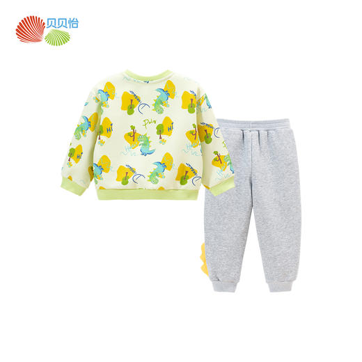 贝贝怡童装儿童运动秋装2024新款男女童洋气长裤卫衣套装ZB3DT043 商品图4
