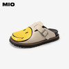 【MIO×SMILEY笑脸联名】米奥秋季包头拖时髦玩趣厚底勃肯鞋M244243411 商品缩略图1