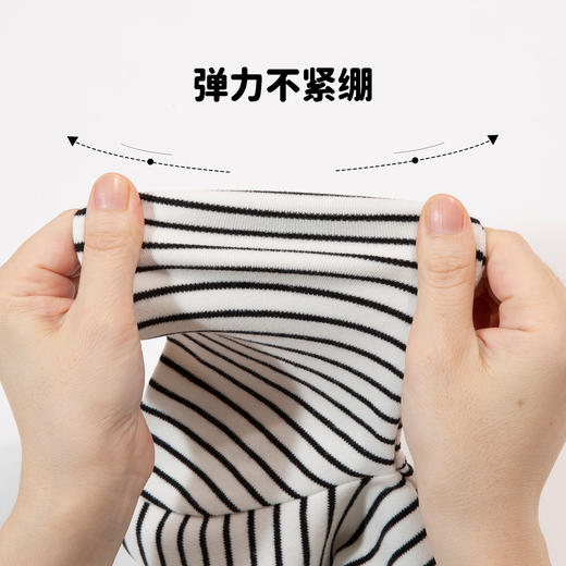 贝贝怡童装儿童长袖t恤秋季新款条纹女童打底衫宝宝外穿中领上衣ZB3DS031 商品图4