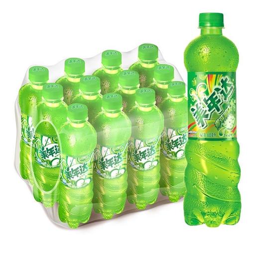 百事可乐美年达苹果味汽水500ml*24瓶 商品图0