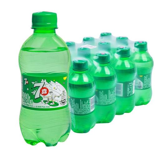 百事胶瓶七喜柠檬味300ml*12瓶 商品图0