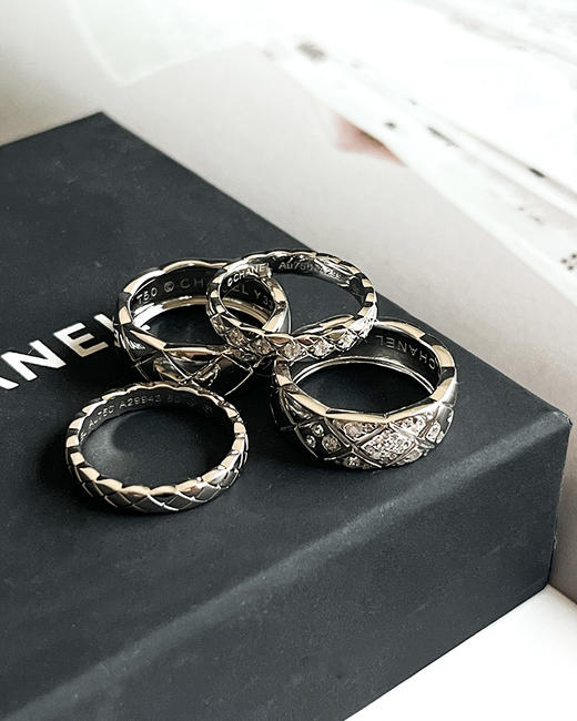 现货 THS 7.13-无 coco家 巨巨巨火 标志性菱形纹戒指 8款可选 CU1213 商品图7