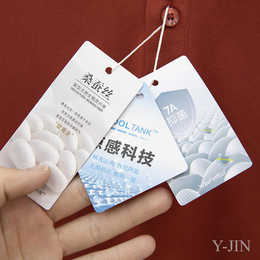 【透气 快速排汗】Y-Jin sky桑蚕丝抗菌polo衫 商品图5