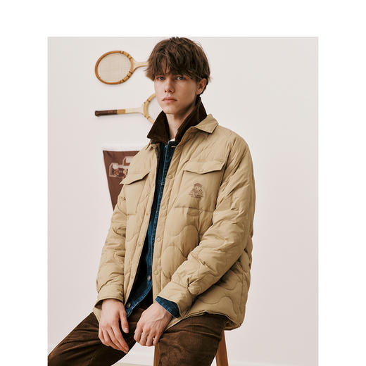 Teenie Weenie小熊男装卡通羽绒服男冬季TNJD24DC18D 商品图1