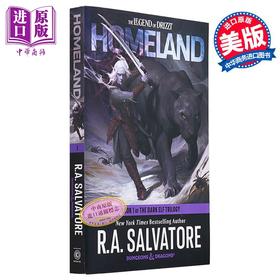 预售 【中商原版】家园 龙与地下城 黑暗精灵三部曲之一 Homeland Dungeons Dragons 英文原版 R A Salvatore 国际流行小说